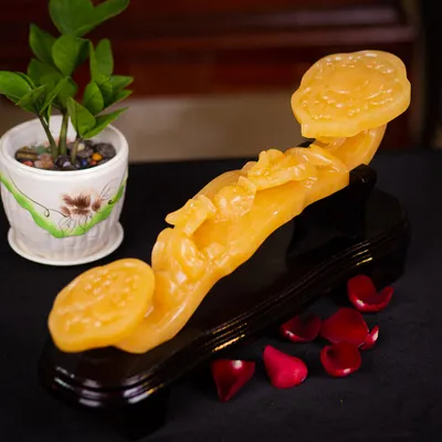 Gậy Như Ý (Vương Trượng Như Ý) Ngọc Hoàng Long 41cm - M1676