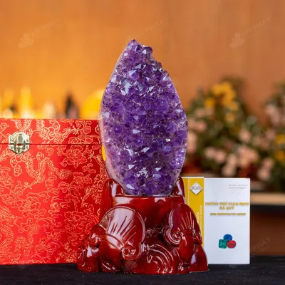 Hốc Thạch Anh Tím - 2,56kg - M2923256