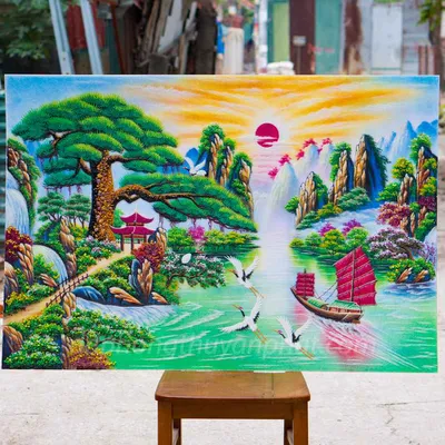 Tranh Phong Thủy Thuận Buồm Xuôi Gió