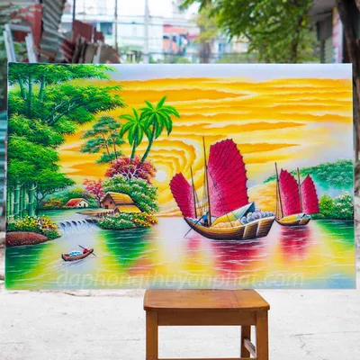 Tranh Đá Quý Thuận Buồm Xuôi Gió 2