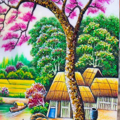 Tranh Phong Cảnh Làng Quê 2