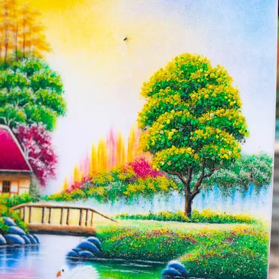 Tranh Đá Quý Phong Cảnh