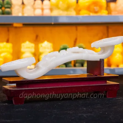 Gậy như ý bằng ngọc Onyx Trắng 30cm - M1532