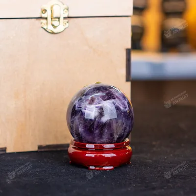 Qủa cầu thạch anh tím | cầu thạch anh tím 0.26kg - 5.7cm - M2598