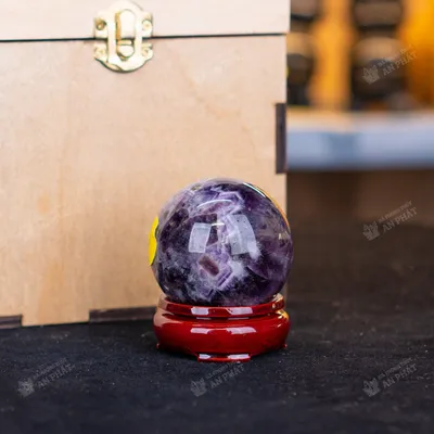 Qủa cầu thạch anh tím | cầu thạch anh tím 0.26kg - 5.7cm - M2598