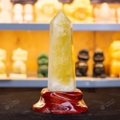 Trụ thạch anh vàng | trụ đá thạch anh vàng 1.91kg - M2176