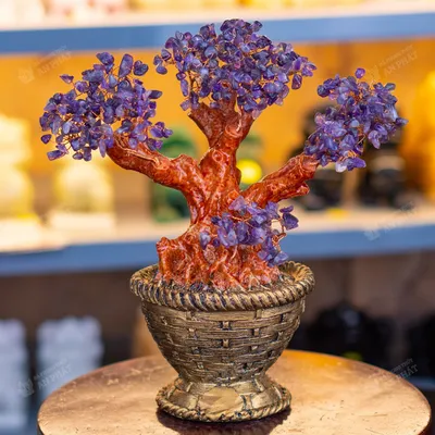 Cây thạch anh tím 25cm M2732 | Cây đá thạch anh