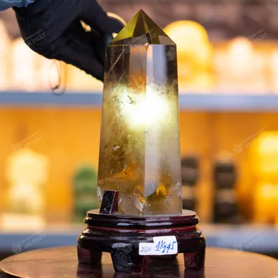 Trụ Đá Thạch Anh Vàng - 1.45kg M2724