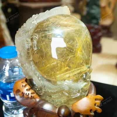 Tác Phẩm Nhất Long Vờn Ngọc Thạch Anh Tóc Vàng VIP AP008