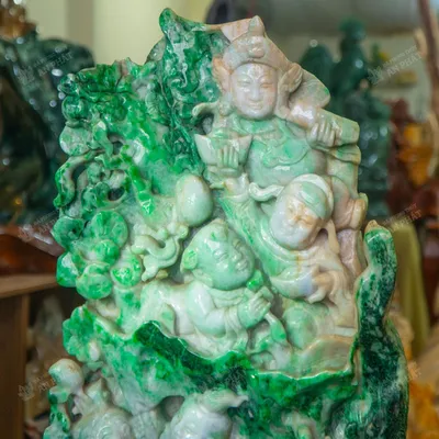 Tác Phẩm Ngũ Phúc Ngọc Phỉ Thúy - Jadeit AP0012