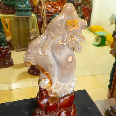 Đá Cảnh, Đá Trấn Trạch Canxedol, Mã Não AP0016