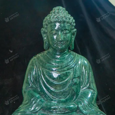 Tượng Phật Thích Ca Đá Canxedol Xanh -  AP0018