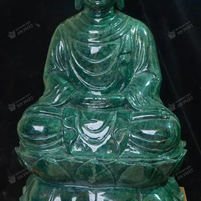 Tượng Phật Thích Ca Đá Canxedol Xanh -  AP0018