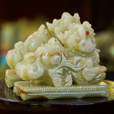 Cặp Tỳ Hưu Onyx Xanh 15cm - M2533