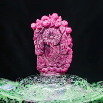 Mặt Phật Bản Mệnh | Mặt Phật Di Lạc Đá Ruby M2375 