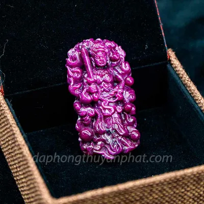 Mặt Phật Bản Mệnh | Mặt Bất Động Minh Vương Đá Ruby M2373 - 49,2g