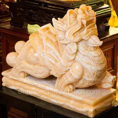 Cặp Tỳ Hưu Ngọc Hoàng Long To - M2522