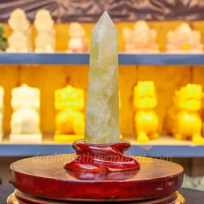 Trụ Thạch Anh | Trụ Đá Thạch Anh Vàng 0,77kg - M2176 