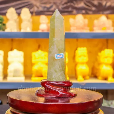 Trụ Thạch Anh | Trụ Đá Thạch Anh Vàng 0,77kg - M2176 