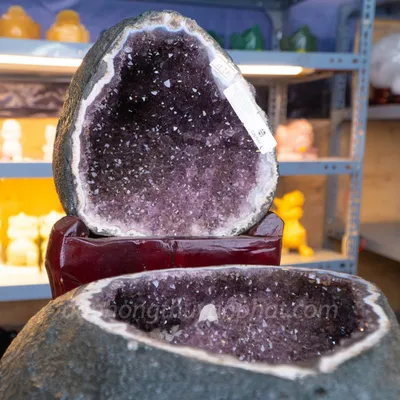 Bát tụ Lộc, Bát tụ Tài Đá Thạch Anh - Động thạch anh tím 13,3kg - M15362
