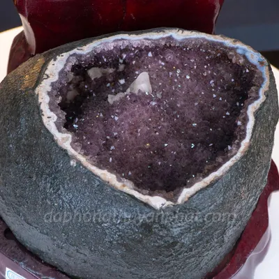 Bát tụ Lộc, Bát tụ Tài Đá Thạch Anh - Động thạch anh tím 13,3kg - M15362