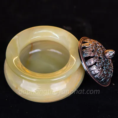 Xông Trầm Đá Onyx Xanh, Hoàng Long Vàng M2574