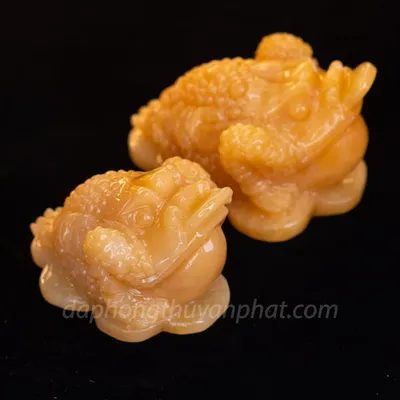 Thiềm Thừ (Cóc 3 Chân, Cóc Ngậm Tiền) Ngọc Hoàng Long Vàng 1,27kg - M13722