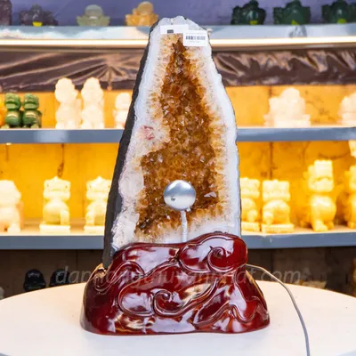 Hốc Thạch Anh Vàng - Động Thạch Anh Vàng 11,02kg - M1128