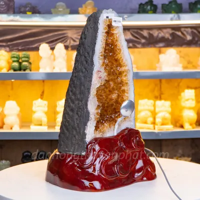 Hốc Thạch Anh Vàng - Động Thạch Anh Vàng 11,02kg - M1128