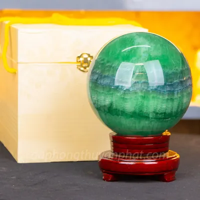 Quả Cầu Thạch Anh Xanh - Fluorite Xanh 5,56kg - 15cm M227248