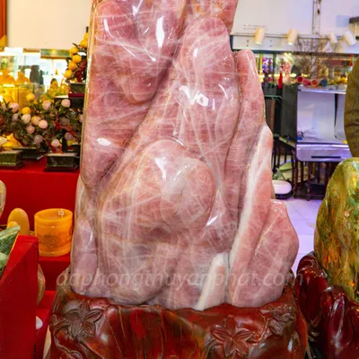 Đá Cảnh, Đá Trấn Trạch Thạch Anh Hồng 381kg - M2597