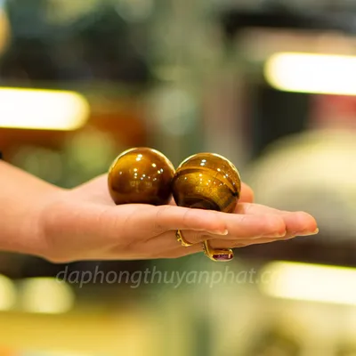 Bi Lăn Tay Thạch Anh Mắt Hổ Nâu Vàng - M0522