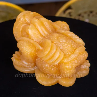 Thiềm Thừ (Cóc 3 Chân - Cóc Ngậm Tiền) Ngọc Hoàng Long - 25cm - M2153