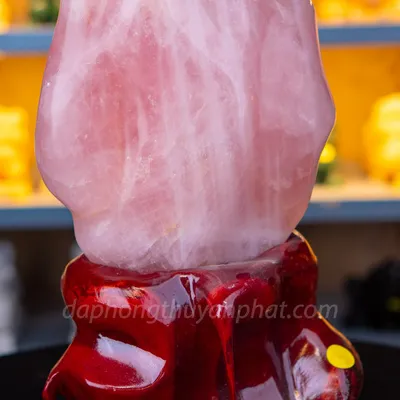Đá Cảnh, Đá Trấn Trạch Thạch Anh Hồng 10,5kg - M1657