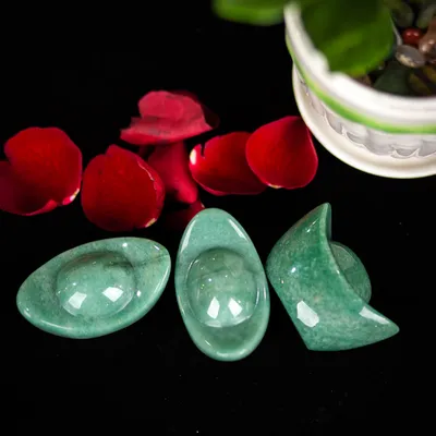 Kim Nguyên Bảo (Thỏi Vàng) Đá Thạch Anh Xanh - M22702 (Mẫu 2)