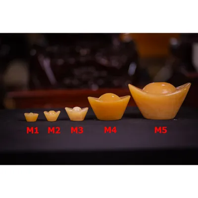 Kim Nguyên Bảo (Thỏi Vàng) Ngọc Hoàng Long 15cm - M1431 (Mẫu 5) 