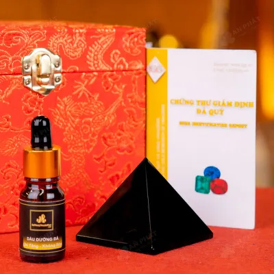 Kim Tự Tháp Phong Thủy Obsidian Đen - 0,171kg - M29200171