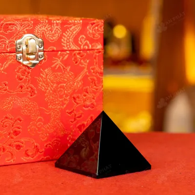 Kim Tự Tháp Phong Thủy Obsidian Đen - 0,171kg - M29200171