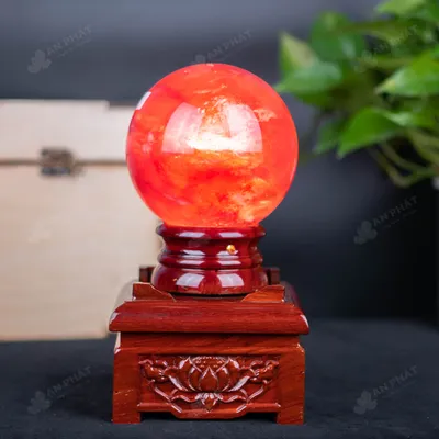 Quả Cầu Đá Núi Lửa Đỏ - 1,92 Kg - M2157192