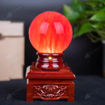Quả Cầu Đá Núi Lửa Đỏ - 1,98 Kg - M2157198