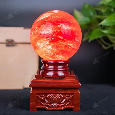 Quả Cầu Đá Núi Lửa Đỏ - 2,86 Kg - M2157286