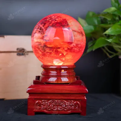 Quả Cầu Đá Núi Lửa Đỏ - 4,0 Kg - M215740
