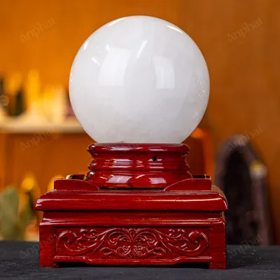 Quả Cầu Phong Thủy Canxit Trắng - 5,44kg - M2471544