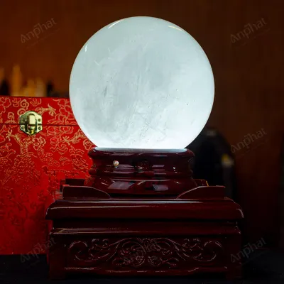 Quả Cầu Phong Thủy Canxit Trắng - 5,44kg - M2471544