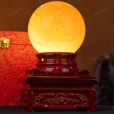 Quả Cầu Phong Thủy Canxit Vàng - 3,204kg - M29063204