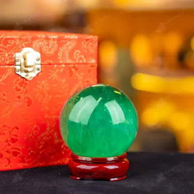 Quả Cầu Thạch Anh Xanh - Fluorite Xanh - 0,56kg - M1879056