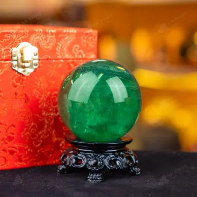 Quả Cầu Thạch Anh Xanh - Fluorite Xanh - 0,64kg - M1879064