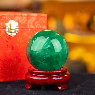Quả Cầu Thạch Anh Xanh - Fluorite Xanh - 0,64kg - M1879064