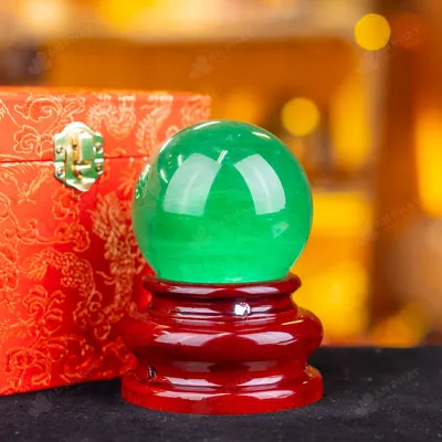 Quả Cầu Thạch Anh Xanh - Fluorite Xanh - 0,7kg - M187907