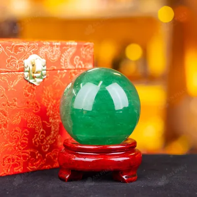 Quả Cầu Thạch Anh Xanh - Fluorite Xanh - 0,7kg - M187907